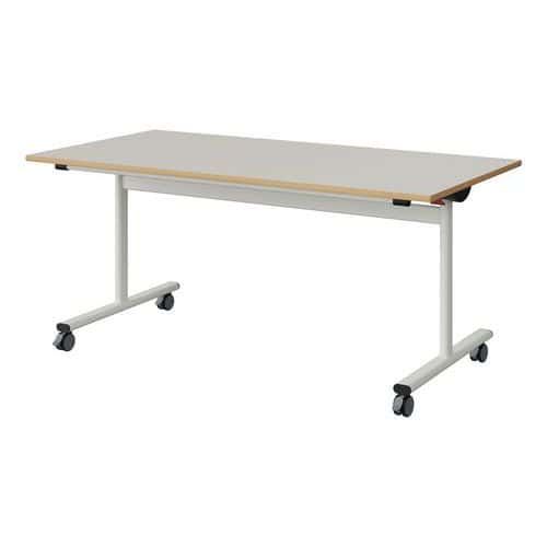 TABLE MALIBU RAB 160X80 T5 DL ST ALAISÉ BLC SE W911/BLC 9016