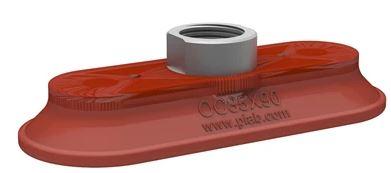 Ventouse pneumatique ovale OC35x90P en polyuréthane 40 - G3/8'' femelle - sans trace_0