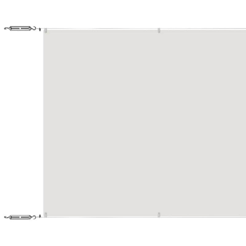 VidaXL Auvent vertical Blanc 140x800 cm Tissu oxford Modèle Lumina Terrasse - 148168_0