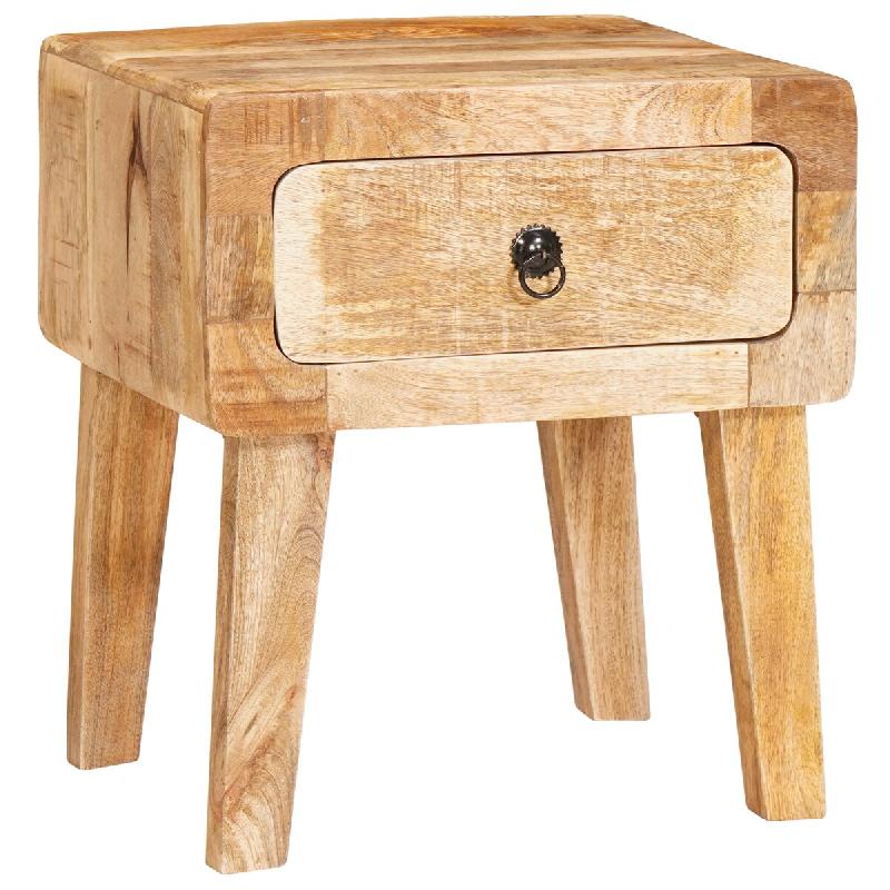 VidaXL Table d'appoint Marron 40 x 32 x 46 cm Bois de mangue massif Modèle Balcon Orion Prime Plus - 4104555_0
