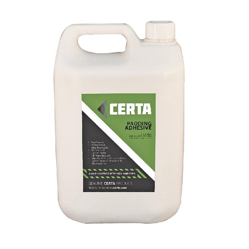 6100.5 Presco - Colle blanche CERTA pour reliure - Non inflammable - Bidon de 5 litres_0