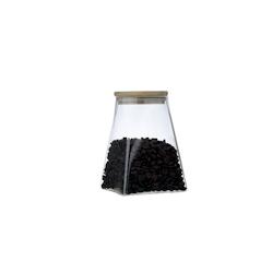 Aulica Pot Triangulaire Avec Couvercle En Bois 910Ml - 210101_0