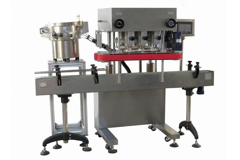 Boucheuse visseuse linéaire ZHX200 - Zhonghuan Packaging Machinery Co., Ltd - système de bouchage à vis, 50-200 pcs/min_0