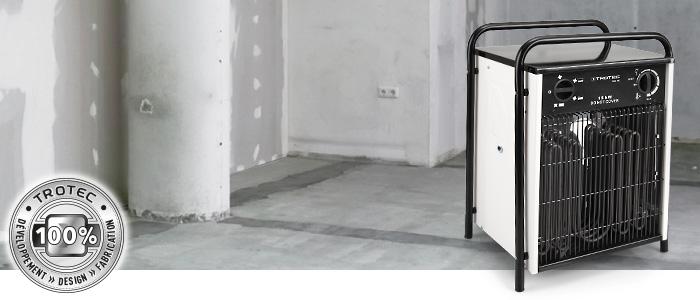 Chauffage électrique TDS 75 - Puissance jusqu'à 15 kW - Trotec_0