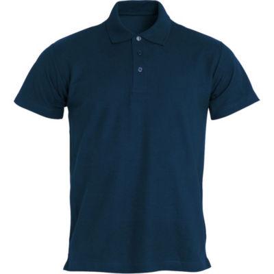 CLIQUE Polo basic Homme Bleu Marine 5XL_0