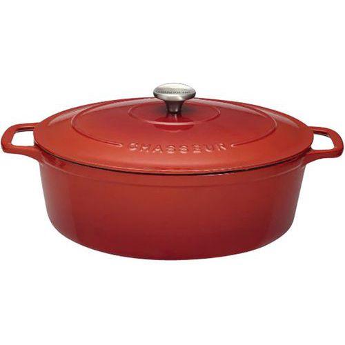 COCOTTE EN FONTE OVALE 31 CM RUBIS - SUBLIME - CHASSEUR