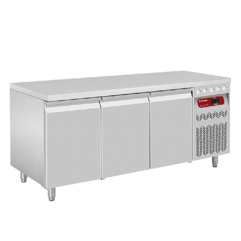 Desserte réfrigérée 3 portes 405 L positive - DT178/P9 - Dimensions 1795x700x840/920 mm - Température -2/+8°C_0