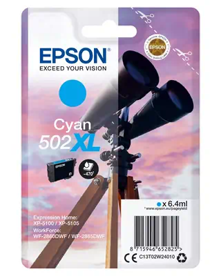 Epson Singlepack Cyan 502XL Ink_0