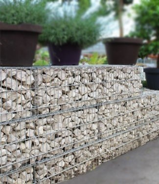 Gabion Stonebox plein 50x50x50 cm - Couleur Bianco Carrara - Référence ZAN-TIPO1BZ_0