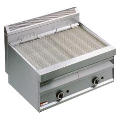 Grill-vapeur gaz - grille de cuisson en inox 'o' - modèle GV807 - cuisson avec vapeur et sans contact avec la flamme_0