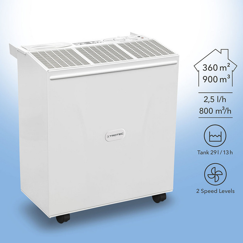 Humidificateur à évaporation grand volume, idéal pour le commerce, les bureaux et les institutions publiques - B 400_0