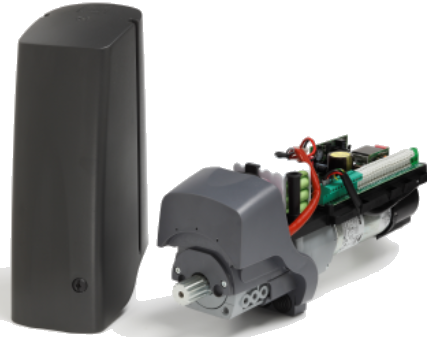 Kit motorisation portillon 2 BL824(slim) 24V - câble 10m - CDR999 - clignoteur LED - batterie 2M/vant_0