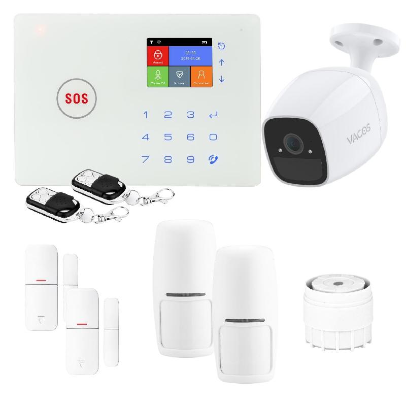 Kit Alarme maison connectée sans fil WIFI GSM Amazone et caméra WIFI - Lifebox - KIT9_0