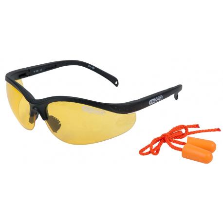 Lunettes de protection spécial faible éclairage avec protections auditives KS Tools | 310.0166_0