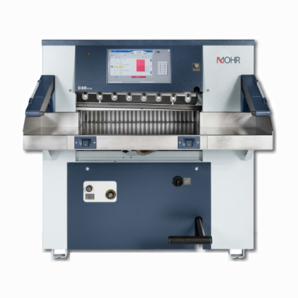 Massicot pilotable via un écran tactile de 18,5'' positionné de manière ergonomique - MOHR 80 Série D PLUS_0