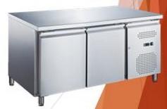 Meuble réfrigéré TRP2P700SDX - inox 304, grande capacité et nettoyage facile_0