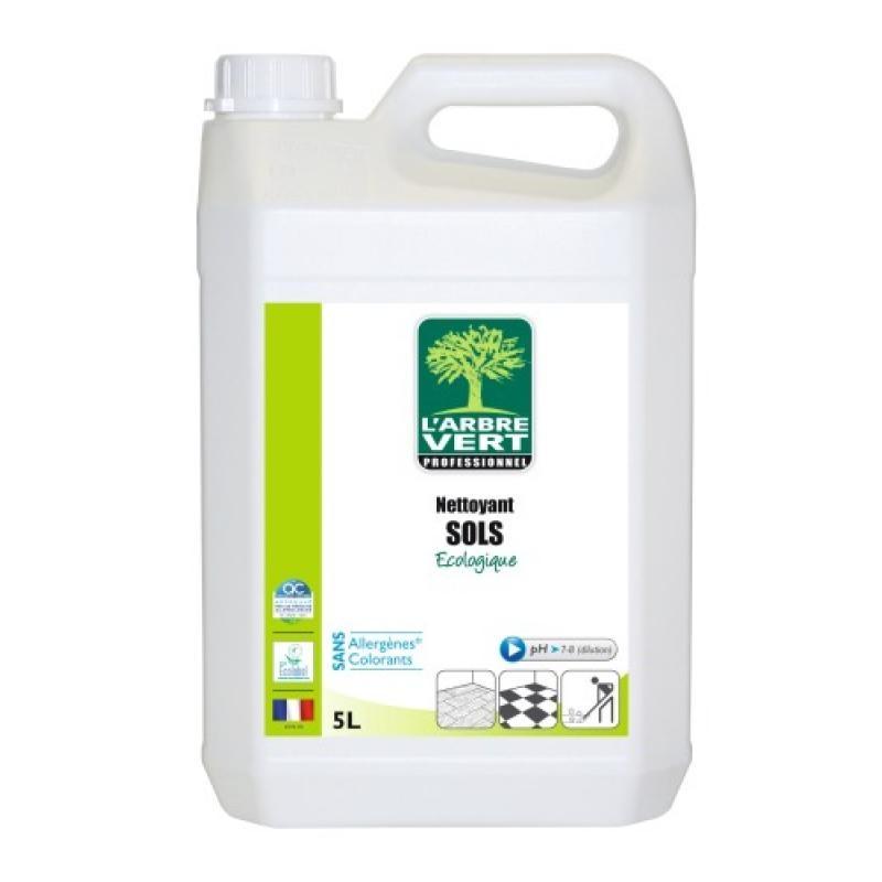 Nettoyant sols concentré à diluer écologique 5 litres l'ARBRE VERT_0