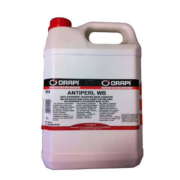 ORAPI LIQUIDE ANTI-ADHÉRENT SOUDURE 5 LITRES : RS SOUDAGE RS0159FAS