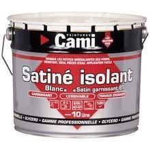 PEINTURE SATINÉ ISOLANT 10 L BLANC