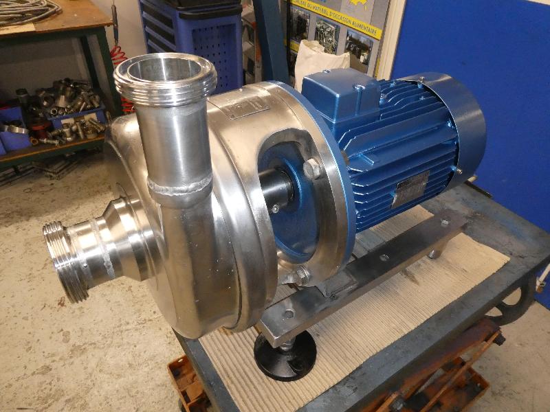 Pompe centrifuge APV-PUMA-SPX 2.3.11 - 7.5 KW - Corps en acier inoxydable - Conception hygiénique_0