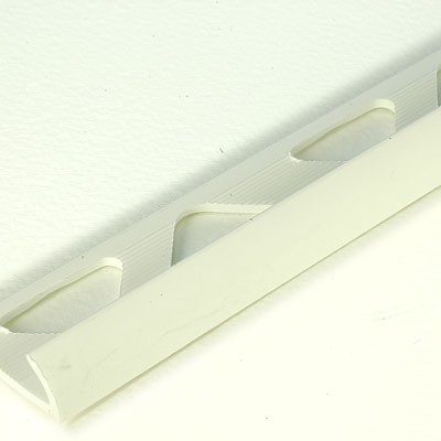 Profilés en PVC - 1/4 de rond PVC 10 mm - 2.50 ml - Blanc_0