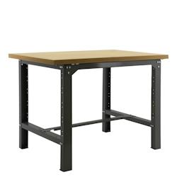 PROREGAL Établi BUFFALO WOOD | HxLxP 87x120x75cm | Capacité de charge 600kg | anthracite - gris métal PR_RS45-19_0