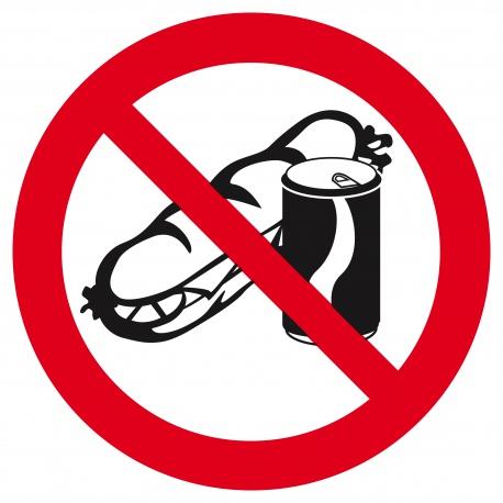 Sandwichs et boissons interdits d.300mm TALIAPLAST | 622308_0