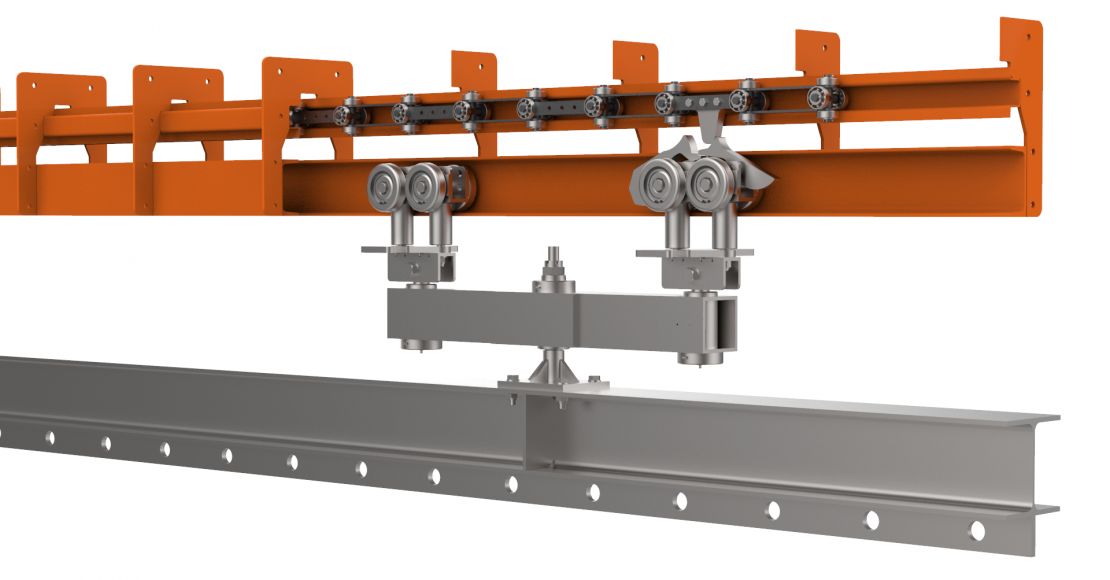 T5 - convoyeur aérien - railtechniek van herwijnen - poids max. De charge du palonnier: jusqu'à 5000 kg_0