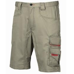 U-Power - Bermuda de travail kaki PARTY Kaki Taille 54 - 54 vert 8033546188149_0