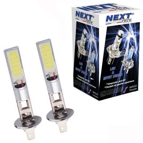 Ampoules LED H1 30W 270° blanc pur - Next-Tech® - Référence AMPL-H1-270/2_0