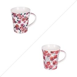 Coffret de 2 mugs Rosalia 39 cl x2 -  Décoré Rond Porcelaine Table Passion 13x9.2 cm - multicolore porcelaine 3106232782824_0