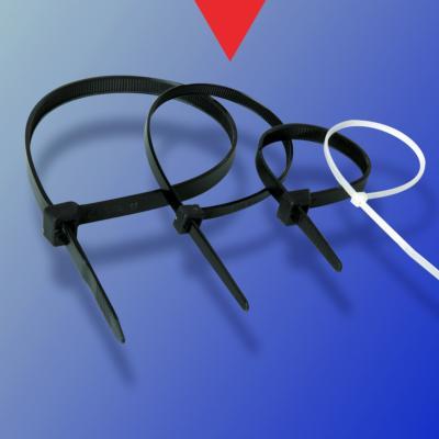 Colliers serre-câbles ZIP 6x270 mm - Sachet de 100 colliers autobloquants en plastique - Couleur noire_0