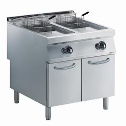 CombiSteel Friteuse Gaz sur Meuble   2 x 15 Litres   14 kW - 6017438598577_0