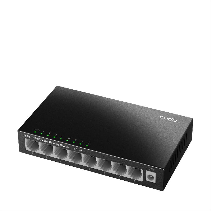 CUDY FS108 Switch 8 ports 10/100 Mbps métal_0