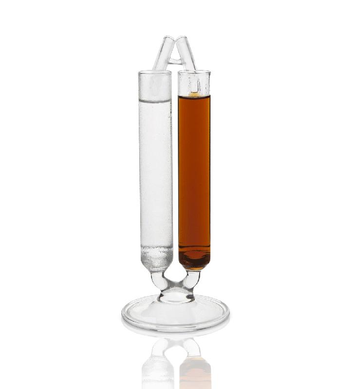 Double tube à essai en borosilicate 30ml - lot de 2_0