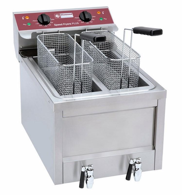 Friteuse électrique 2 x 8 litres à poser - FSM-2V5ET/S_0