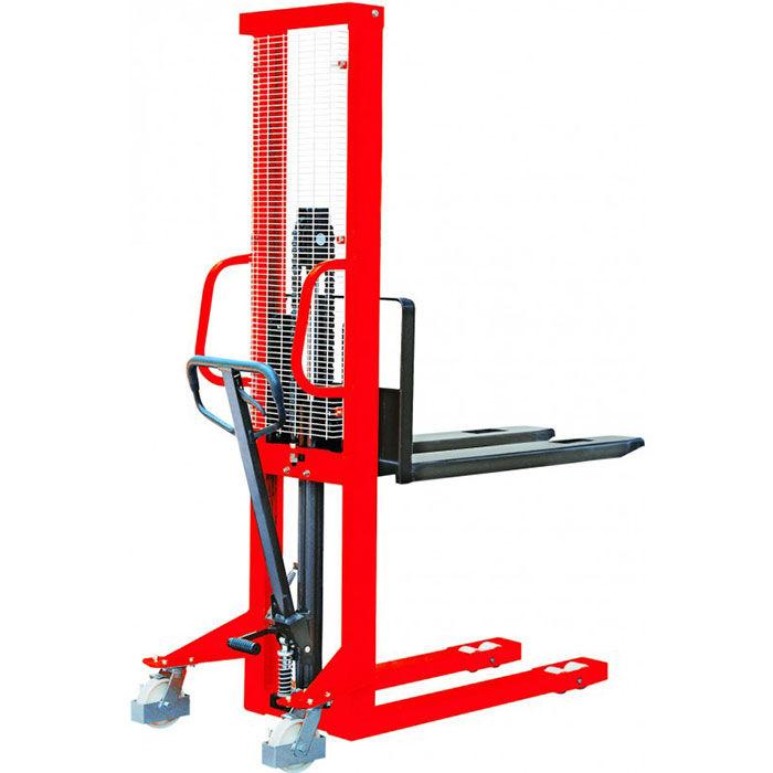 Gerbeur hydraulique manuel DRAKKAR - 1 tonne - roues nylon - hauteur max 3000 mm_0