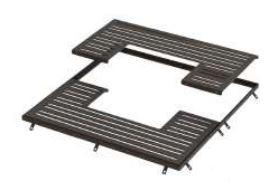 Grille d'arbre carré en acier - Tropica - ORCA Mobilier Urbain_1