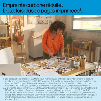 HP 308e Cartouche dencre authentique Noir EvoMore_0