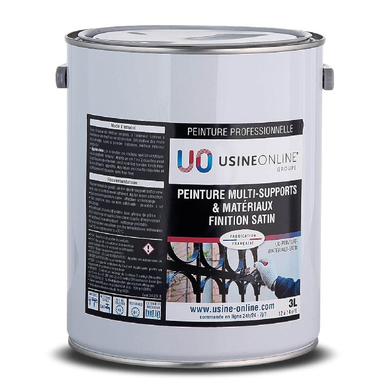 Peinture satin multi-supports et matériaux professionnelle USINE-ONLINE référence: uo-peinture-materiaux-satin_0