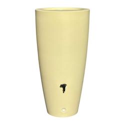 PLAST'UP ROTOMOULAGE Pot conique récupérateur d'eau de pluie aérien 200l - BEIGE - beige 0733968138033_0