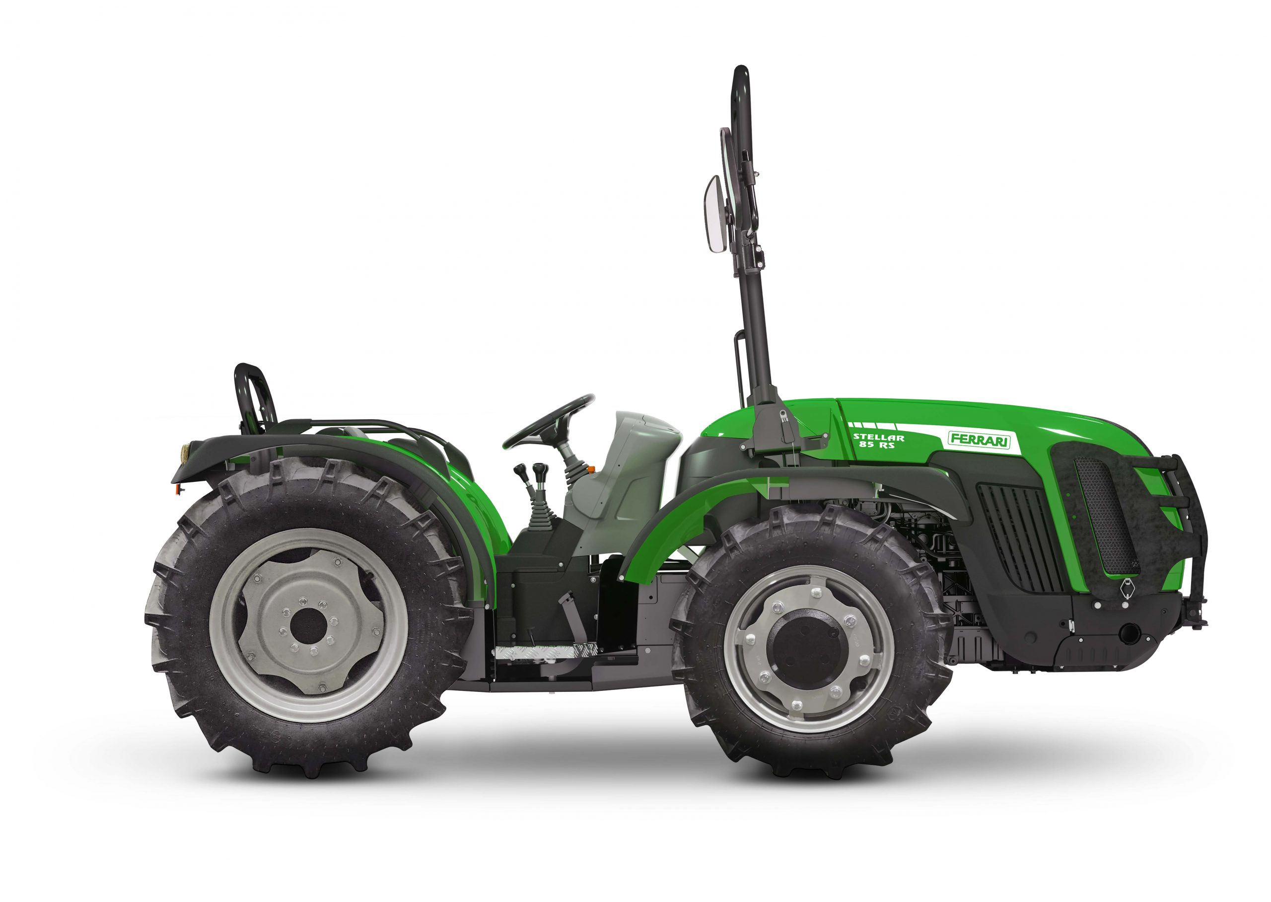 Tracteur agricole à 4 cylindres turbo compressés et châssis rigide à roues directrices - ferrari stellar 85 sdt rs de 75,3 cv_0