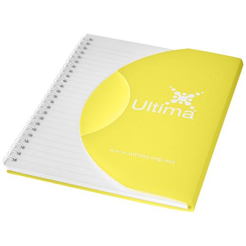 Cahier Curve A6 - 25 à 100 feuilles vierges - Couverture polypropylène incurvée_0