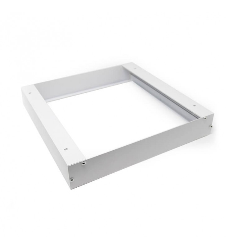 Caisson de saillie 30x30cm - aluminium blanc - réf kitsai303 - pour panneaux LED_0