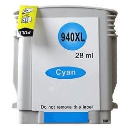 Cartouche compatible HP Officejet Pro 8000/8500/8500A - Cyan 28ml (C4907AE/N°940XL) - Modèle 00940XLC_0