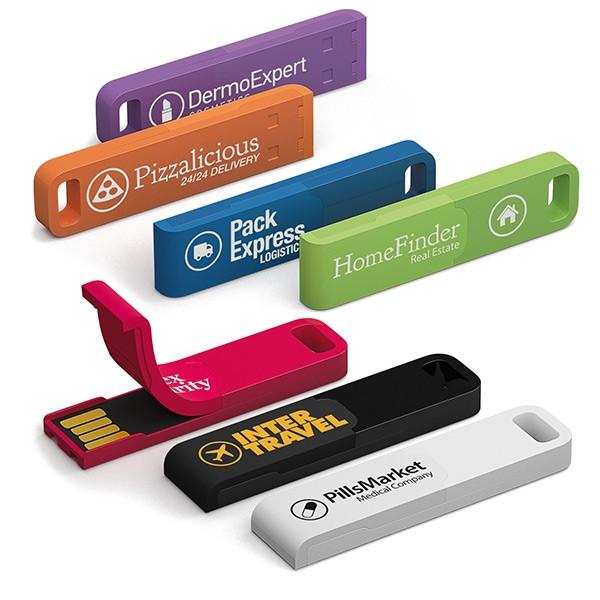 Clé USB Iron Outdoor - capuchon intégré, coque ABS traitée, 5 couleurs disponibles_0