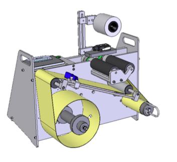 Etiqueteuse Autofix MIMI-LTs2 - semi automatique - pour étiquettes auto-adhésives de 130 à 200mm - emballages cylindriques Ø 50 à 110mm_0
