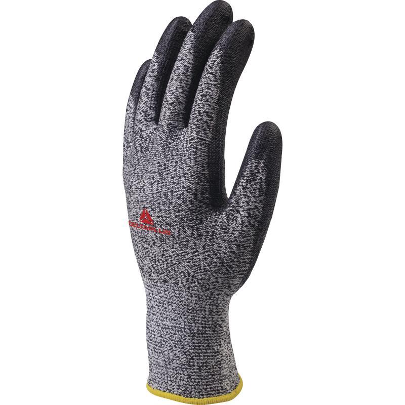 Gants anti-coupures ECONOCUT - paume enduite PU - jauge 13 - sachet de 3 paires - réf. VECUT44G3_0