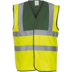Gilet haute visibilité YOKO vert|jaune fluo T.XL Yoko - XL polyester 6933883203197_0