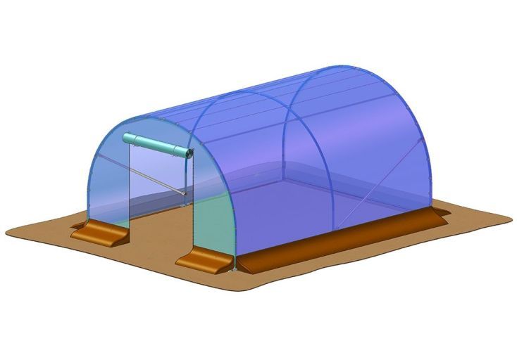 Majfr20097374 - bâche de couverture pour serre de jardin tunnel richel 3x4 pied droit_0